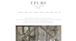 Desktop Screenshot of epure-ceramique.com